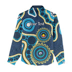 Titans NAIDOC Week 2026 Personalised Women Casual Shirt 50 Years of Deadly Aboriginal Art