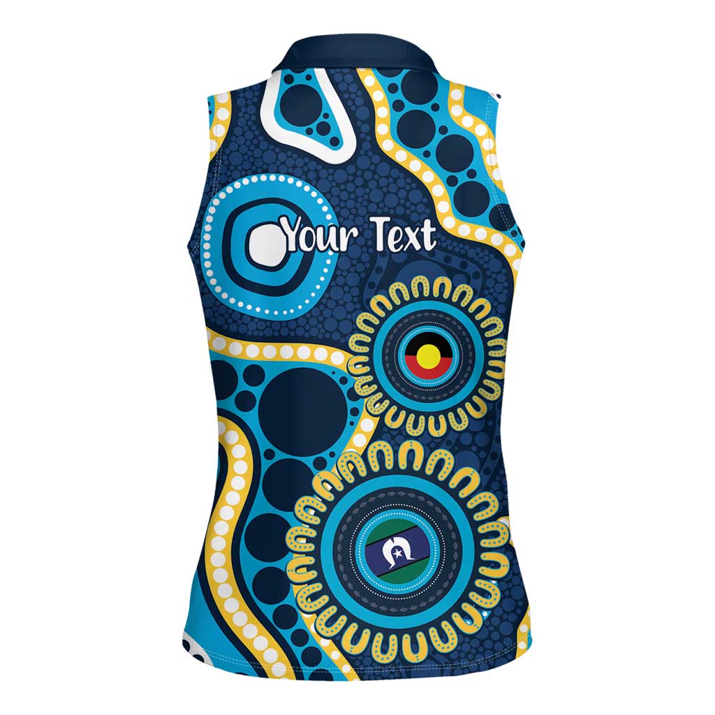 Titans NAIDOC Week 2026 Personalised Women Sleeveless Polo Shirt 50 Years of Deadly Aboriginal Art