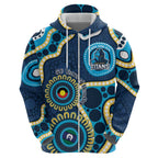 Titans NAIDOC Week 2026 Personalised Zip Hoodie 50 Years of Deadly Aboriginal Art