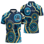 Titans NAIDOC Week 2026 Personalised Zipper Polo Shirt 50 Years of Deadly Aboriginal Art