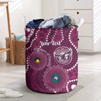 Sea Eagles NAIDOC Week 2026 Personalised Laundry Basket 50 Years of Deadly Aboriginal Art