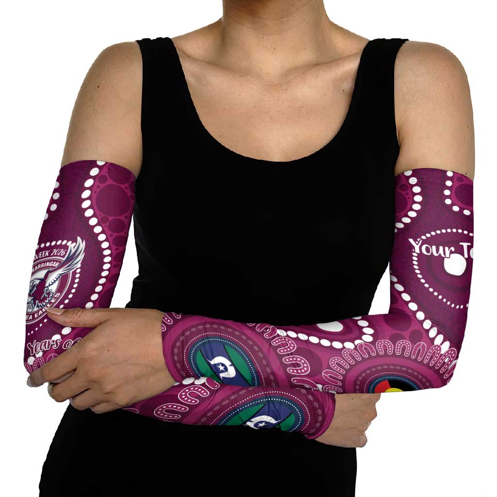 Sea Eagles NAIDOC Week 2026 Personalised Arm Sleeves 50 Years of Deadly Aboriginal Art