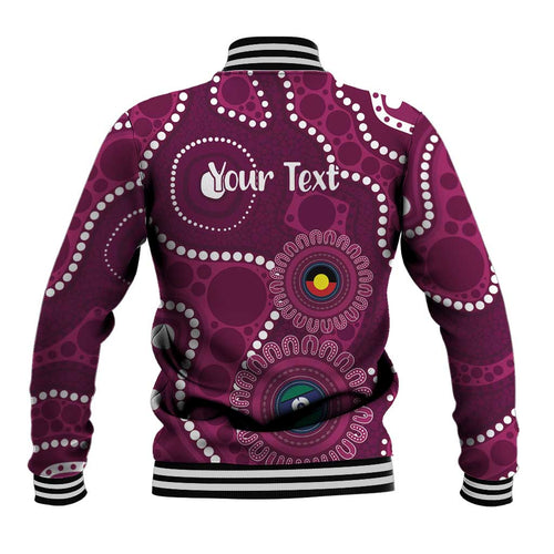 Sea Eagles NAIDOC Week 2026 Personalised Baseball Jacket 50 Years of Deadly Aboriginal Art