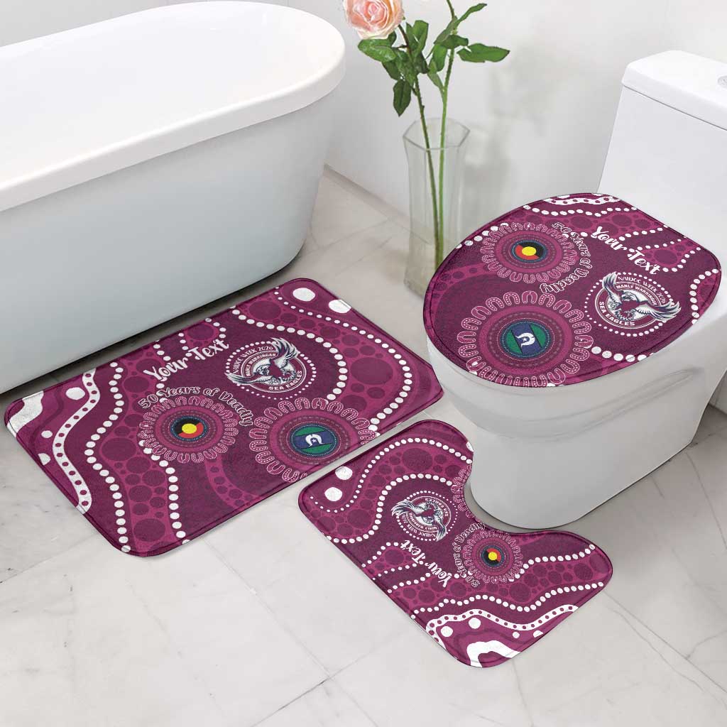 Sea Eagles NAIDOC Week 2026 Personalised Bathroom Set 50 Years of Deadly Aboriginal Art