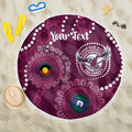 Sea Eagles NAIDOC Week 2026 Personalised Beach Blanket 50 Years of Deadly Aboriginal Art