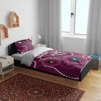 Sea Eagles NAIDOC Week 2026 Personalised Bedding Set 50 Years of Deadly Aboriginal Art