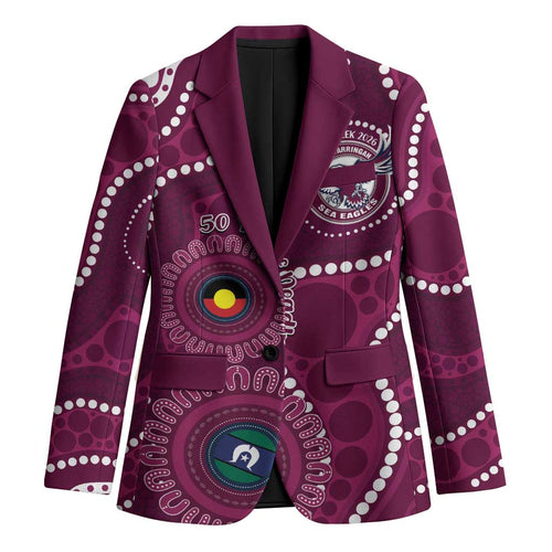 Sea Eagles NAIDOC Week 2026 Personalised Blazer 50 Years of Deadly Aboriginal Art