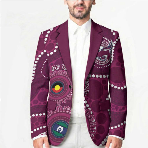 Sea Eagles NAIDOC Week 2026 Personalised Blazer 50 Years of Deadly Aboriginal Art