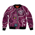 Sea Eagles NAIDOC Week 2026 Personalised Bomber Jacket 50 Years of Deadly Aboriginal Art