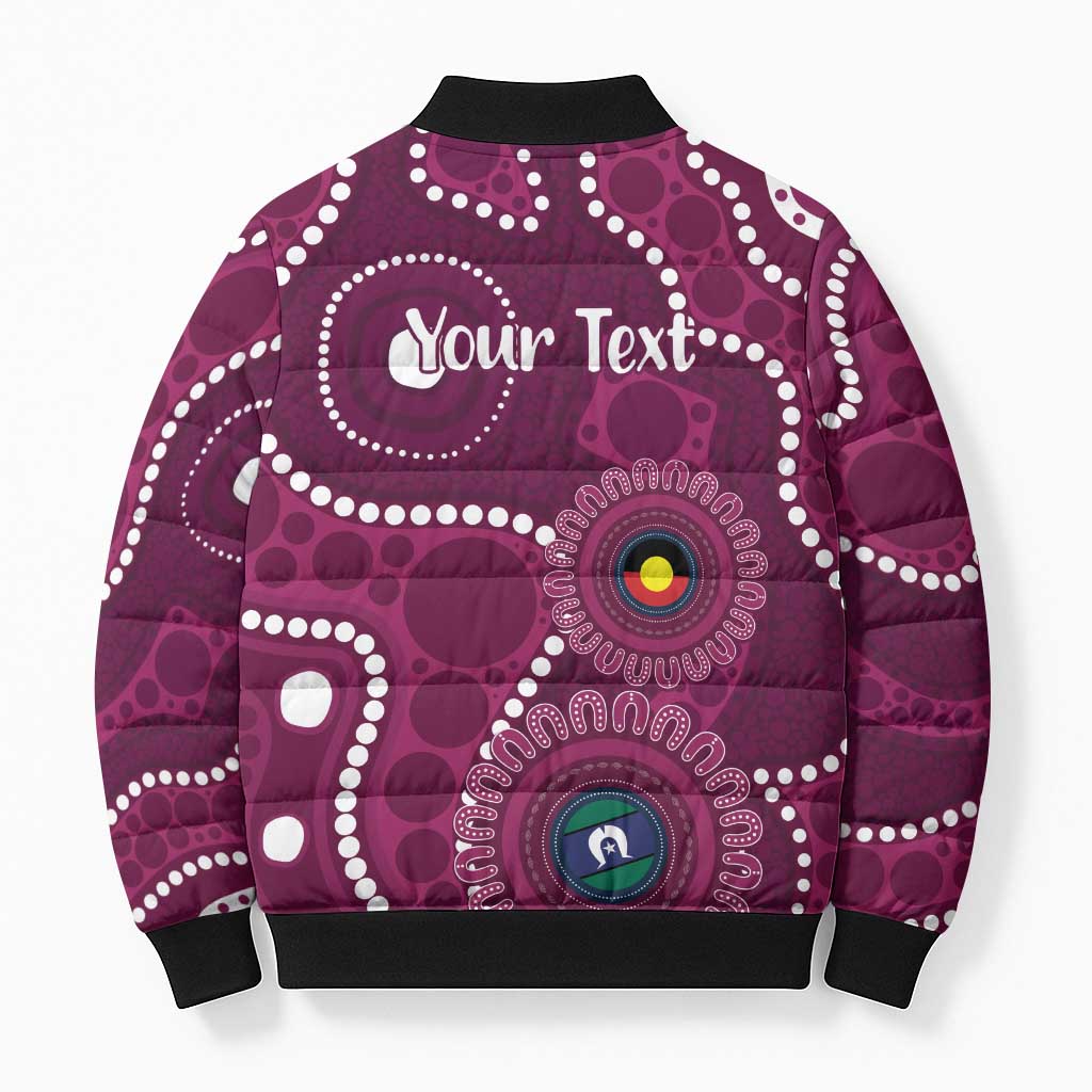 Sea Eagles NAIDOC Week 2026 Personalised Bomber Puffer Jacket 50 Years of Deadly Aboriginal Art