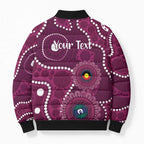 Sea Eagles NAIDOC Week 2026 Personalised Bomber Puffer Jacket 50 Years of Deadly Aboriginal Art