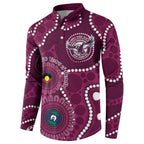Sea Eagles NAIDOC Week 2026 Personalised Button Sweatshirt 50 Years of Deadly Aboriginal Art