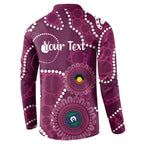 Sea Eagles NAIDOC Week 2026 Personalised Button Sweatshirt 50 Years of Deadly Aboriginal Art