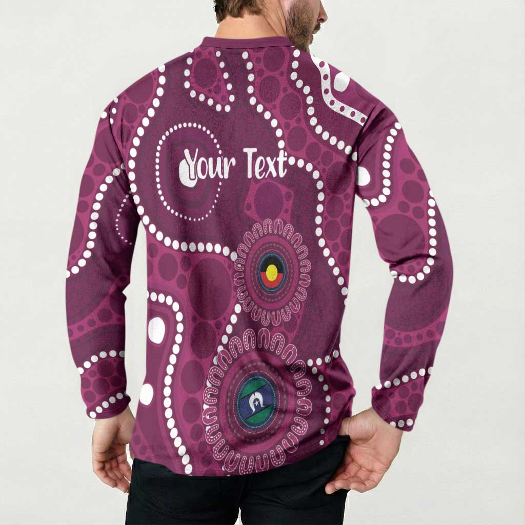 Sea Eagles NAIDOC Week 2026 Personalised Button Sweatshirt 50 Years of Deadly Aboriginal Art