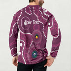 Sea Eagles NAIDOC Week 2026 Personalised Button Sweatshirt 50 Years of Deadly Aboriginal Art