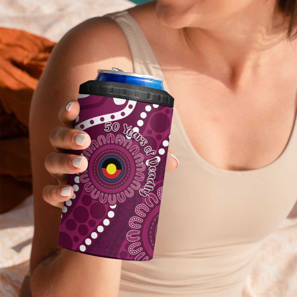 Sea Eagles NAIDOC Week 2026 Personalised 4 in 1 Can Cooler Tumbler 50 Years of Deadly Aboriginal Art