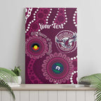 Sea Eagles NAIDOC Week 2026 Personalised Canvas Wall Art 50 Years of Deadly Aboriginal Art