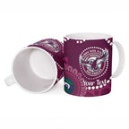 Sea Eagles NAIDOC Week 2026 Personalised Ceramic Mug 50 Years of Deadly Aboriginal Art