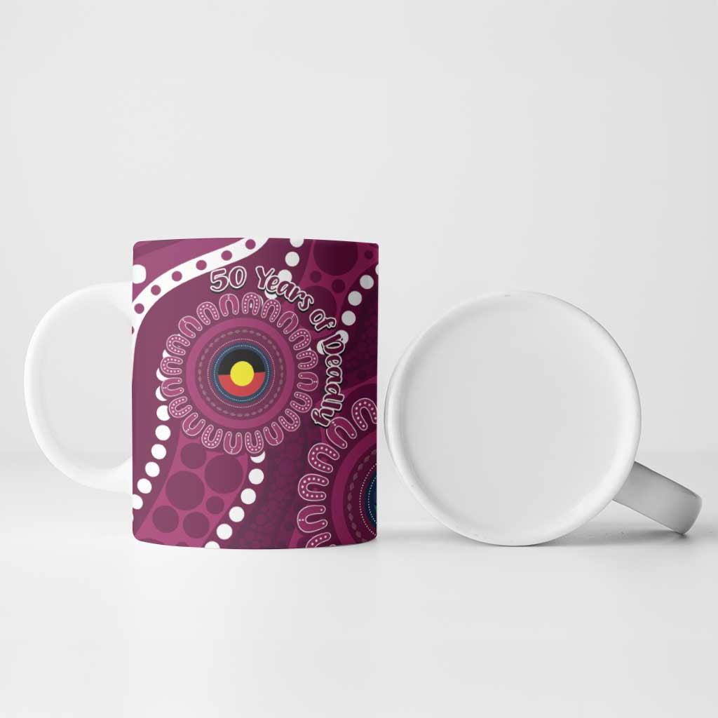 Sea Eagles NAIDOC Week 2026 Personalised Ceramic Mug 50 Years of Deadly Aboriginal Art