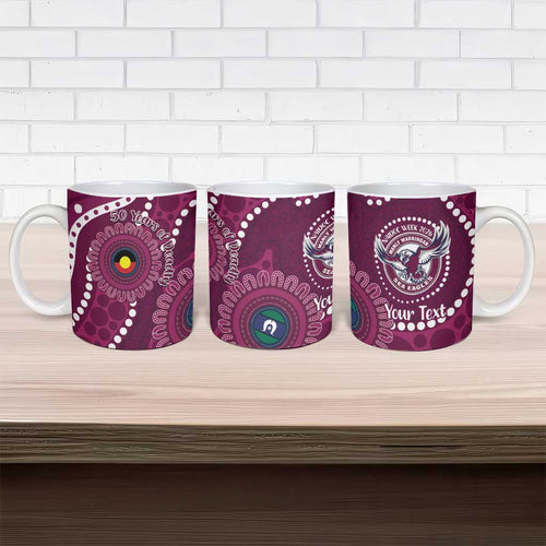 Sea Eagles NAIDOC Week 2026 Personalised Ceramic Mug 50 Years of Deadly Aboriginal Art