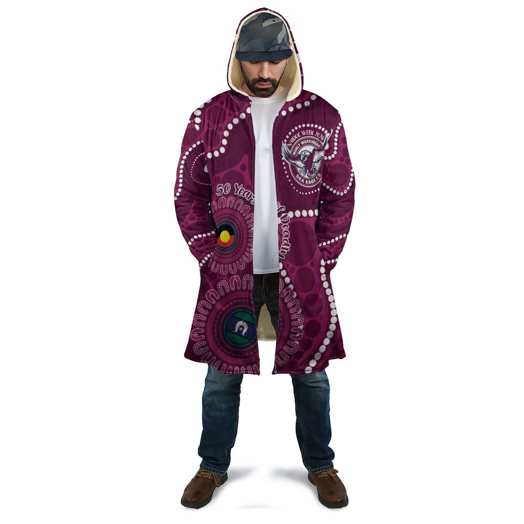 Sea Eagles NAIDOC Week 2026 Personalised Cloak 50 Years of Deadly Aboriginal Art