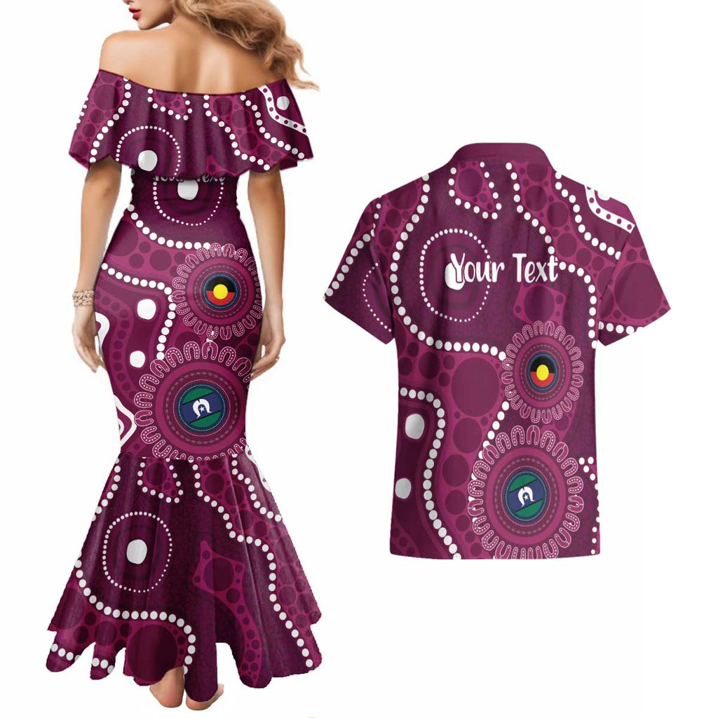 Sea Eagles NAIDOC Week 2026 Personalised Couples Matching Mermaid Dress and Hawaiian Shirt 50 Years of Deadly Aboriginal Art