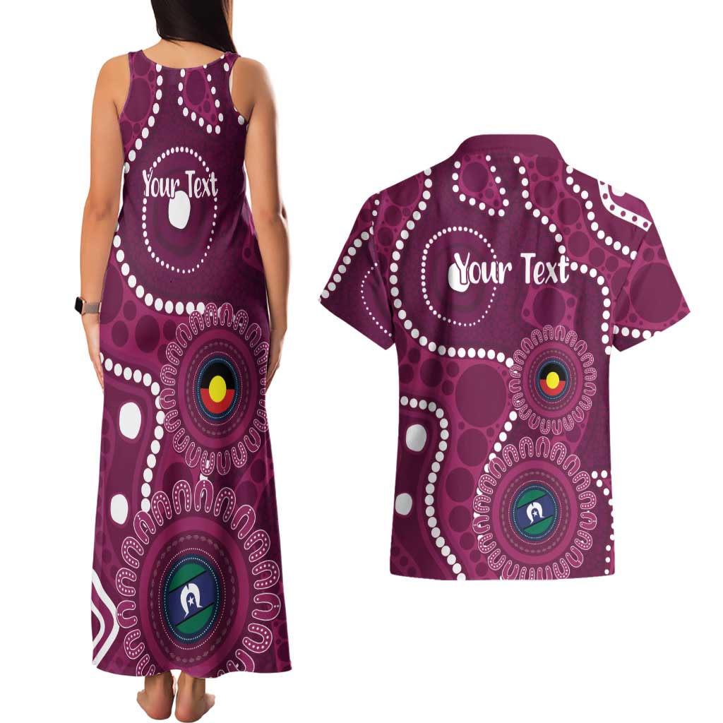 Sea Eagles NAIDOC Week 2026 Personalised Couples Matching Tank Maxi Dress and Hawaiian Shirt 50 Years of Deadly Aboriginal Art