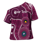 Sea Eagles NAIDOC Week 2026 Personalised Cross Shoulder Shirt 50 Years of Deadly Aboriginal Art