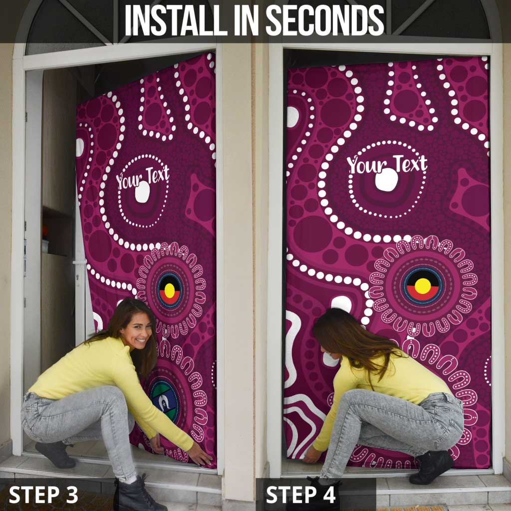 Sea Eagles NAIDOC Week 2026 Personalised Door Cover 50 Years of Deadly Aboriginal Art