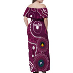 Sea Eagles NAIDOC Week 2026 Personalised Family Matching Off Shoulder Maxi Dress and Hawaiian Shirt 50 Years of Deadly Aboriginal Art