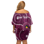Sea Eagles NAIDOC Week 2026 Personalised Family Matching Off Shoulder Short Dress and Hawaiian Shirt 50 Years of Deadly Aboriginal Art