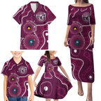Sea Eagles NAIDOC Week 2026 Personalised Family Matching Puletasi and Hawaiian Shirt 50 Years of Deadly Aboriginal Art
