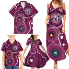 Sea Eagles NAIDOC Week 2026 Personalised Family Matching Summer Maxi Dress and Hawaiian Shirt 50 Years of Deadly Aboriginal Art