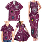 Sea Eagles NAIDOC Week 2026 Personalised Family Matching Tank Maxi Dress and Hawaiian Shirt 50 Years of Deadly Aboriginal Art