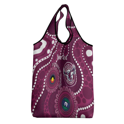 Sea Eagles NAIDOC Week 2026 Personalised Grocery Bag 50 Years of Deadly Aboriginal Art
