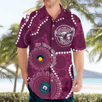Sea Eagles NAIDOC Week 2026 Personalised Hawaiian Shirt 50 Years of Deadly Aboriginal Art