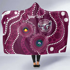 Sea Eagles NAIDOC Week 2026 Personalised Hooded Blanket 50 Years of Deadly Aboriginal Art
