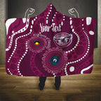 Sea Eagles NAIDOC Week 2026 Personalised Hooded Blanket 50 Years of Deadly Aboriginal Art