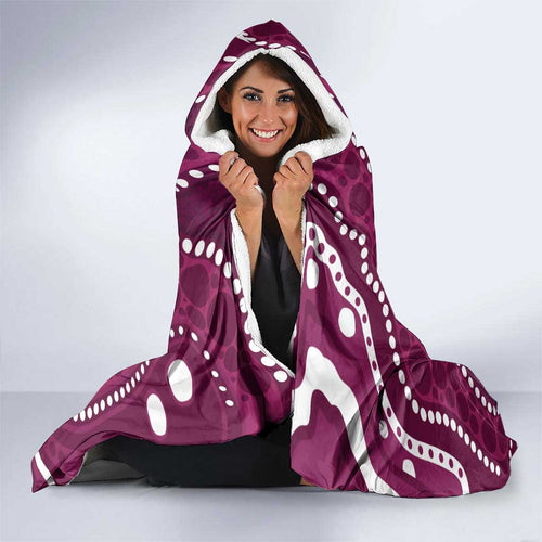 Sea Eagles NAIDOC Week 2026 Personalised Hooded Blanket 50 Years of Deadly Aboriginal Art