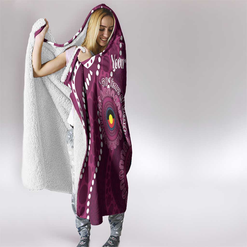 Sea Eagles NAIDOC Week 2026 Personalised Hooded Blanket 50 Years of Deadly Aboriginal Art