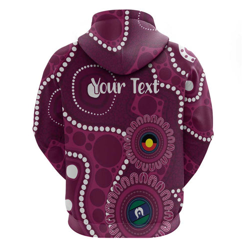 Sea Eagles NAIDOC Week 2026 Personalised Hoodie 50 Years of Deadly Aboriginal Art