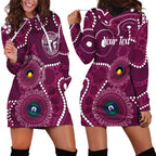 Sea Eagles NAIDOC Week 2026 Personalised Hoodie Dress 50 Years of Deadly Aboriginal Art