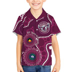 Sea Eagles NAIDOC Week 2026 Personalised Kid Hawaiian Shirt 50 Years of Deadly Aboriginal Art
