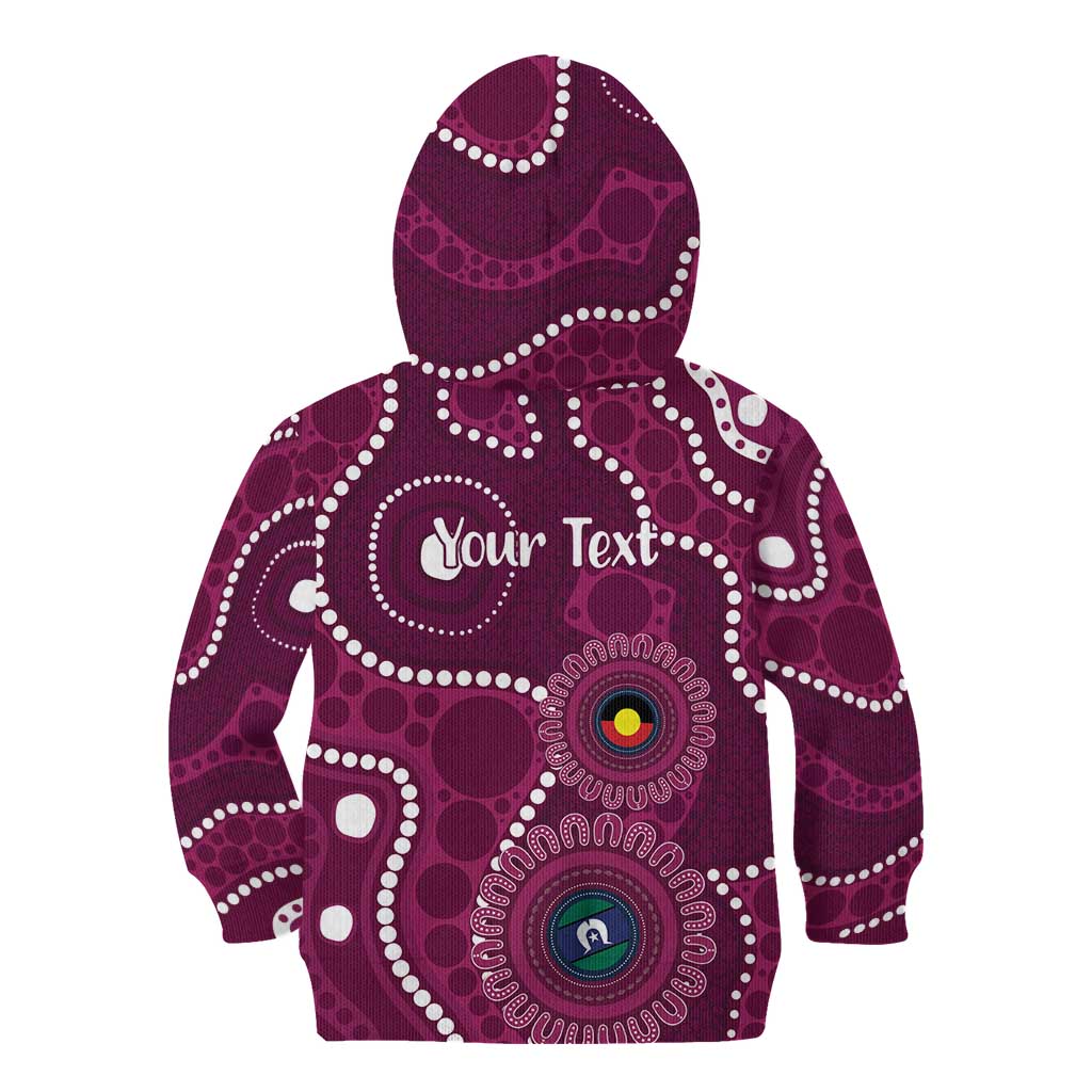 Sea Eagles NAIDOC Week 2026 Personalised Kid Hoodie 50 Years of Deadly Aboriginal Art