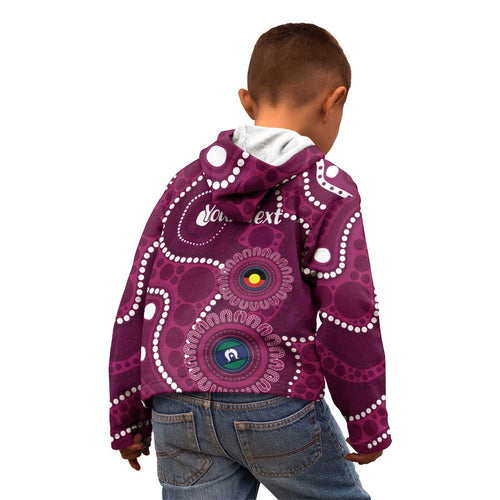Sea Eagles NAIDOC Week 2026 Personalised Kid Hoodie 50 Years of Deadly Aboriginal Art