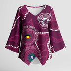 Sea Eagles NAIDOC Week 2026 Personalised Kimono Sleeve Blouse 50 Years of Deadly Aboriginal Art