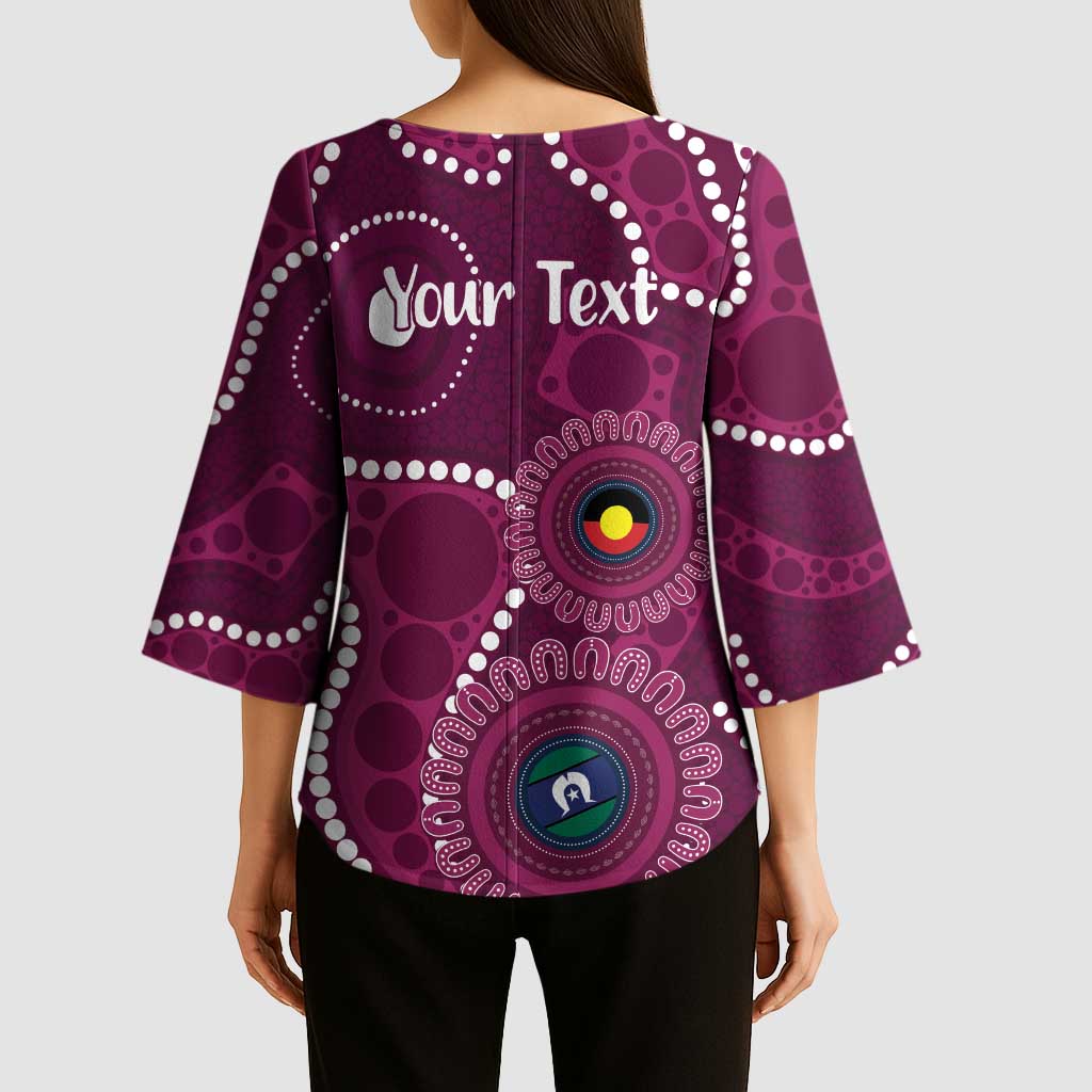 Sea Eagles NAIDOC Week 2026 Personalised Kimono Sleeve Blouse 50 Years of Deadly Aboriginal Art