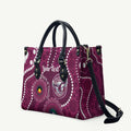 Sea Eagles NAIDOC Week 2026 Personalised Leather Bag 50 Years of Deadly Aboriginal Art