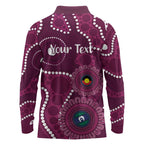 Sea Eagles NAIDOC Week 2026 Personalised Long Sleeve Polo Shirt 50 Years of Deadly Aboriginal Art