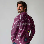 Sea Eagles NAIDOC Week 2026 Personalised Long Sleeve Polo Shirt 50 Years of Deadly Aboriginal Art